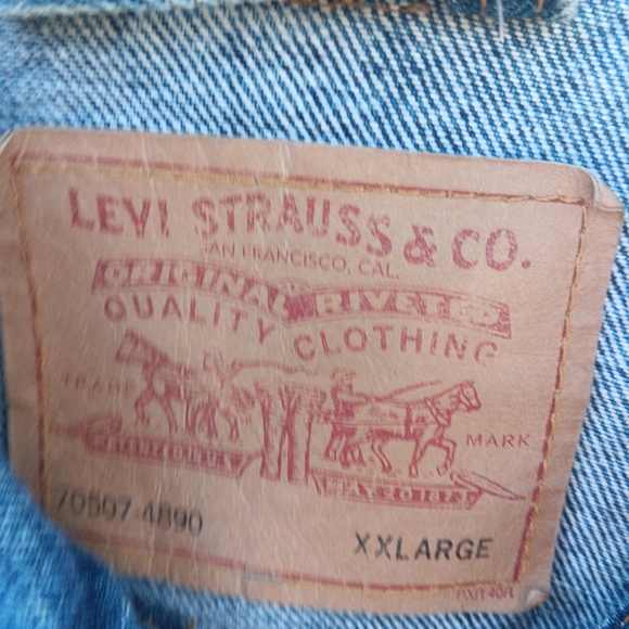 Men's levi jacket (size 2XL) - Picture 5 of 6